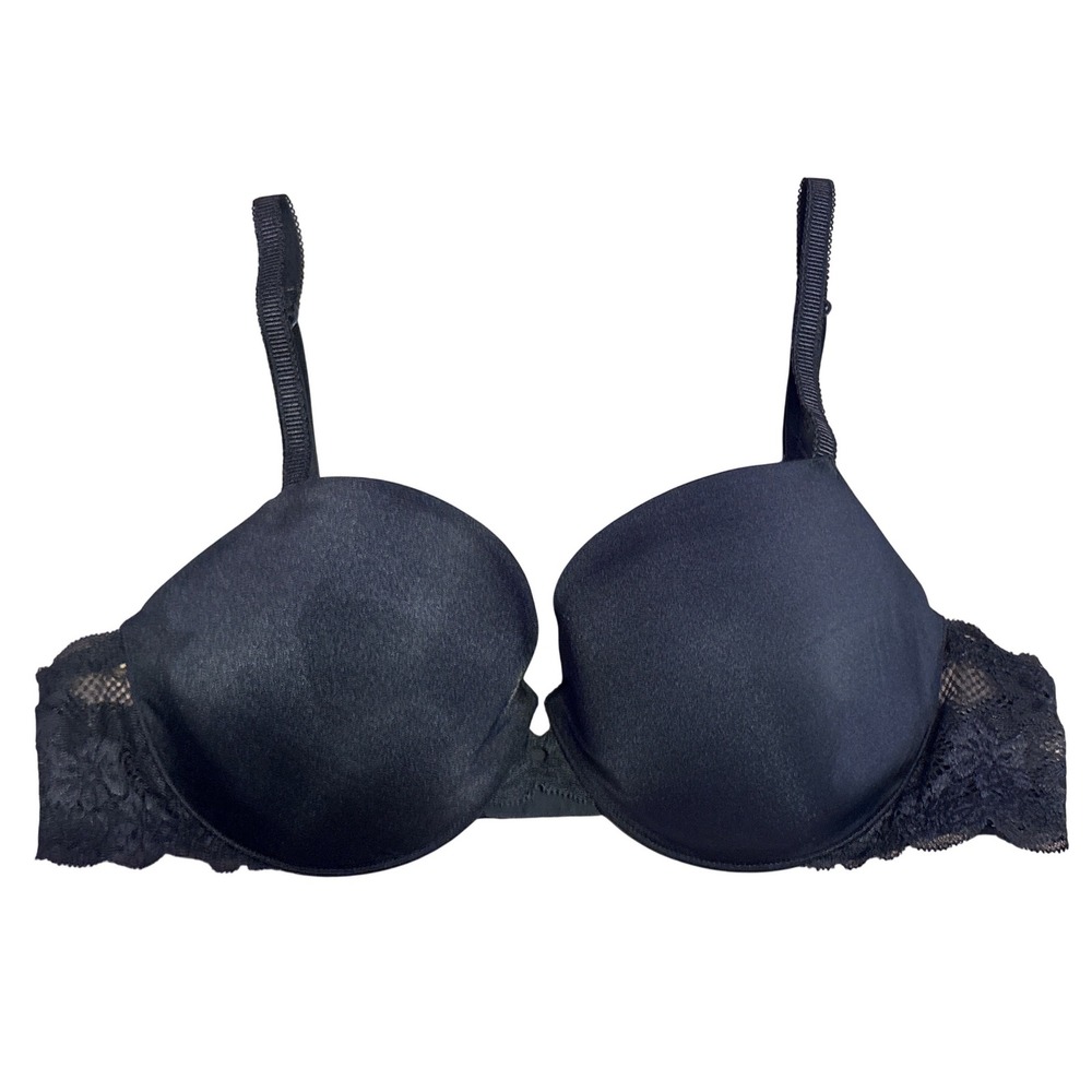 Victoria's Secret‎ Body by Victoria IPEX Demi Bra 36C Black Lace Underwire